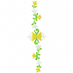 Flowers And Tree Embroidery Design 12 Flowers And Tree Embroidery Design 12